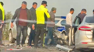 İsmayıllıda ağır qəza: Maşınlar yararsız hala düşdü, yaralı var   - VİDEO