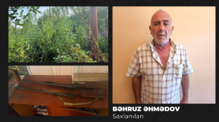 Qanunsuz odlu silah saxladı; tutuldu - VİDEO