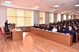 Polis Akademiyasında yeni mərhələ; kursantlara ixtisaslaşmlış mütəxəsisslər dərs keçir - FOTOSESSİYA 