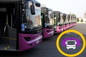 Bakıda bu avtobuslar pulsuz WiFi-a qoşuldu - FOTO