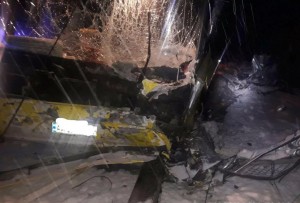 Sərnişin avtobusu qəzaya uğradı: 4 ölü