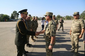 Müdafiə naziri “TurAz Qartalı - 2017” təlimlərinin açılışında iştirak edib - FOTO