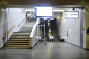 "Həzi Aslanov" stansiyasında eskalator təmirə bağlandı