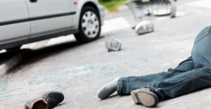 Qazaxda piyadanı maşın vurub