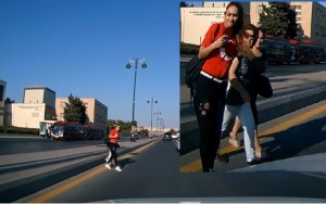 Özlərini ölümə, sürücüləri həbsə göndərmək istəyən PİYADALAR - VİDEO