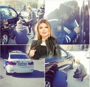 Tanınmış teleaparıcı yol polisindən yazıb fotolar paylaşdı – Az qalmışd... – FOTO