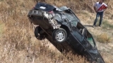 Maşını dərəyə aşıran 25 yaşlı sürücü öldü - VİDEO