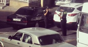 Binəqədidə yol qəzası baş verib - FOTO