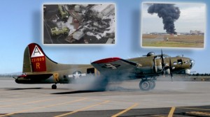 “Boeing B-17G” qəzaya uğradı: 7 ölü, 7 yaralı - VİDEO