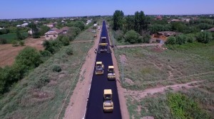 Salyanda uzunluğu 17.2 km olan avtomobil yolu yenidən qurulur - FOTO