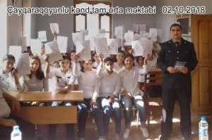 DYP Şəkidə maaifləndirmə tədbirlərini davam etdirir - FOTO