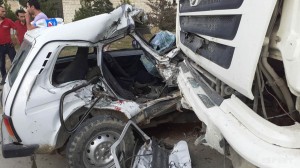 Şamaxıda "Niva" "Shagman"la toqquşdu: ölən və yaralananlar var - FOTO