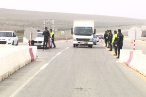 Polis Bakı, Sumqayıt və Abşerona aparan ara yollarda postlar qurub - VİDEO