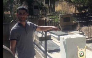 Qəbiristanlıqdan oğurluq edənlər saxlanılıb - Yasamalda - FOTO