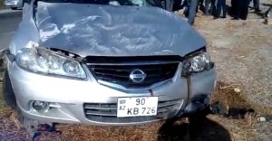 Kürdəmirdə yol qəzası: yaralananlar var - VİDEO