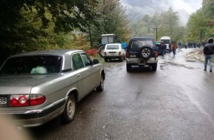 Bağlanan Lənkəran-Lerik yolunda hərəkət qismət bərpa edilib - FOTO