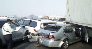15 avtomobil toqquşdu: 5 ölü, 20 yaralı - FOTO + VİDEO