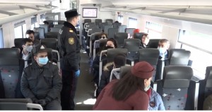 Ölkənin qatarlarında karantin rejiminin tələblərinə əməl edilirmi? - VİDEO