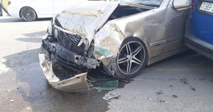Şəkidə yol qəzası baş verib, xəsarət alan var