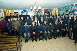 Dəmiryolçular “Şəhidlər muzeyi”ndə - FOTO