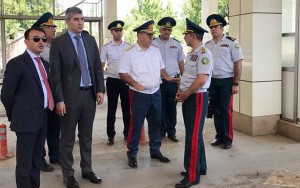 Generallar dövlət rəsmiləri ilə “Sınıq Körpü”də - FOTO