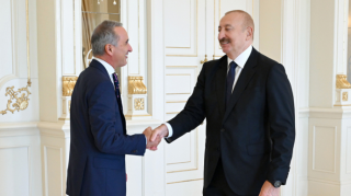 Prezident qəbul keçirdi - FOTOLAR 