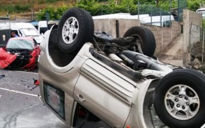 Azərbaycanda sərxoş “Jeep” sürücüsü qəza törətdi, 4 polis yaralandı