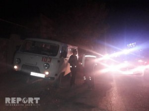 Marşrutda sərnişin öldü - FOTO