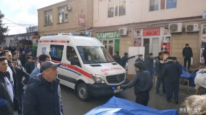 Baş verən yanğında 10 nəfər yüngül xəsarət alıb