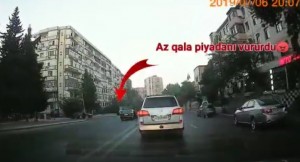 Bu sürücünün məqsədi kimisə öldürməkdir? - 90-LG-693 - VİDEO