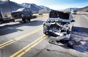 Qaxda yol qəzası baş verib, xəsarət alan var