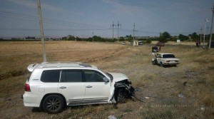 Şəmkirdə zəncirvari yol qəzası: xəsarət alanlar var – FOTO