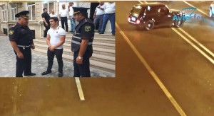 Qızlar sürücünü qızışdırdı, o da "Niva" ilə şou göstərdi - 800 manat cərimə - VİDEO