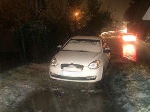 Güclü qar səbəbindən Ankara-İstanbul şosesi bağlanıb