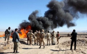 13 ton narkotik maddə yandırılıb