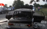 İçi qarpızla dolu avtomobil yandı - FOTOLAR