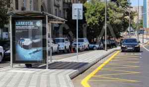 Bakıda ilk dəfə təkrəngli işıqforlar quraşdırılıb - FOTO
