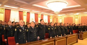 Baş Polis İdarəsində 20 Yanvar faciəsi qurbanlarının xatirəsi anılıb