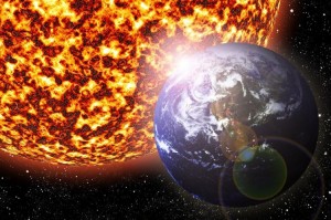 Günəşdə güclü maqnit qasırğası olub