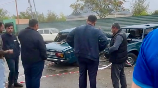 Beyləqanda iki “VAZ” toqquşaraq yararsız hala düşdü   - VİDEO