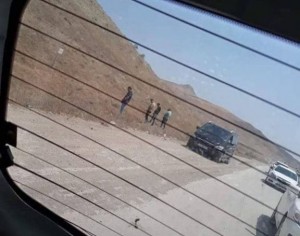 Şamaxı yolunda ərəb turistlərdən növbəti İYRƏNC HƏRƏKƏT - FOTO