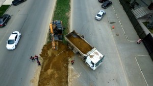 Bakının bir neçə küçəsində müasir yol infrastrukturu yaradılır - FOTO