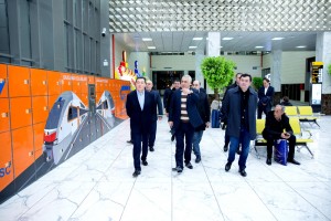 Qazaxıstanlı qonaqlar Bakı sərnişin vağzalında – FOTO