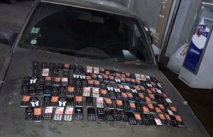 Avtomobildən qanunsuz mobil telefon aşkarlanıb – FOTO + VİDEO