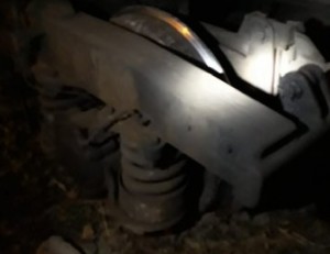 Gəncədə qatar qəzası: Qazax-Ağstafa-Bakı qatarı relsdən çıxıb