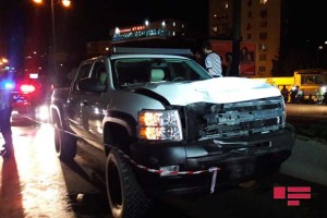 Bakıda Qarabağ əlilini avtomobil vuraraq öldürüb - VİDEO