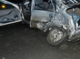 Yevlaxda avtomobil aşdı, iki nəfər öldü