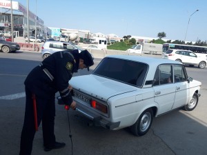 Yol polisi "Təmiz hava” aylığını davam etdirir - FOTO