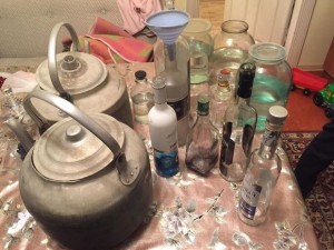 Saxta “Nemiroff”, “Beluqa” və “Ruskıy Standart” istehsal edən müəssisə aşkarlandı - FOTO