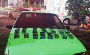 Maşında qanunsuz siqaretlər aşkarlandı - FOTO